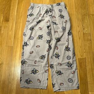Life is good men’s  football sleep bottoms size medium.